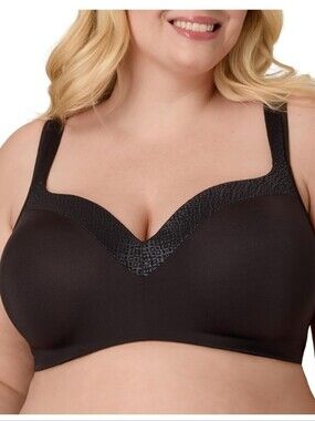 Playtex Womens Balconette Underwire Bra, Plus-Size NWT Size 46D